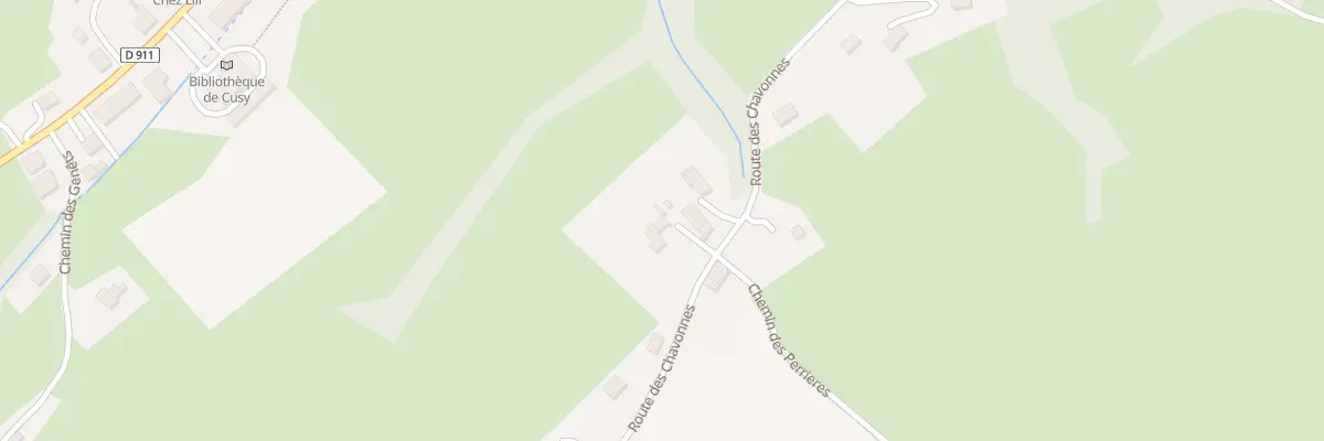 Plan du 400 Rte des Chavonnes à Cusy