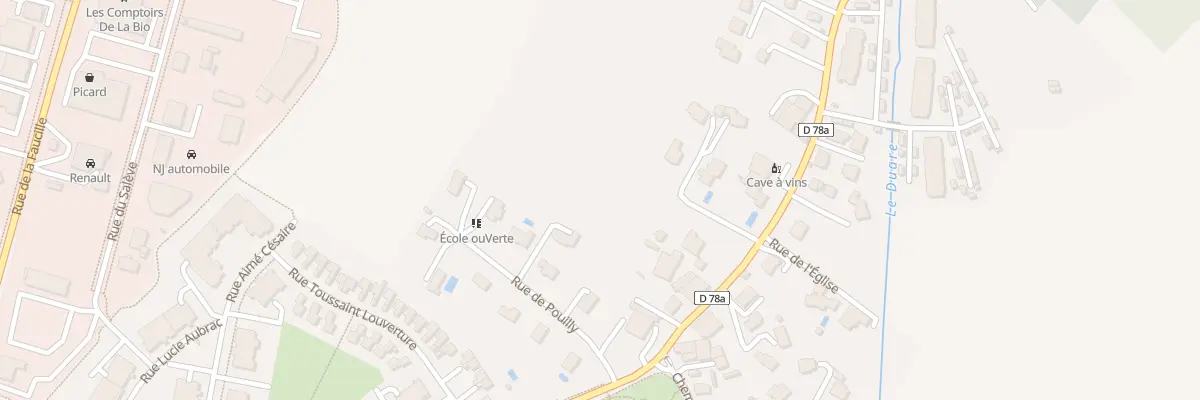 Plan du 9 Rue de l’Eglise à Saint-Genis-Pouilly