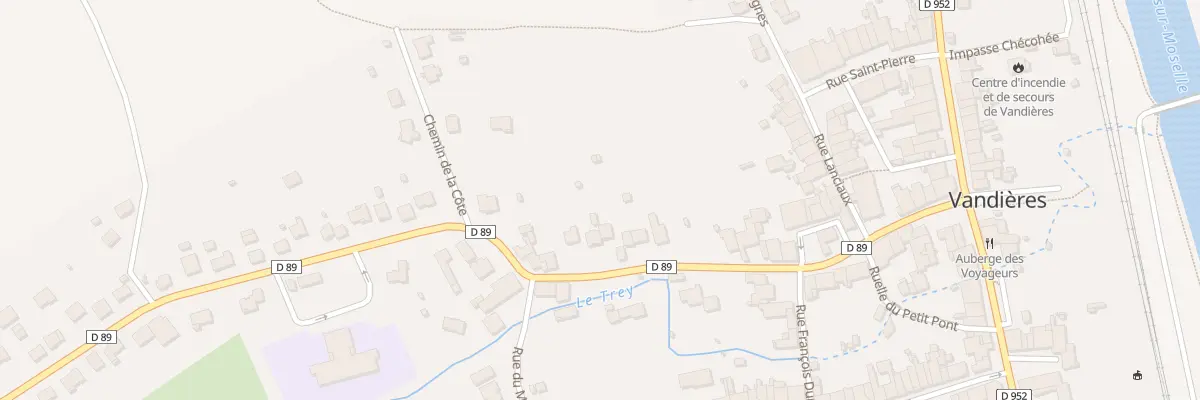 Plan du 24 Rue Abbe Mamias à Vandières