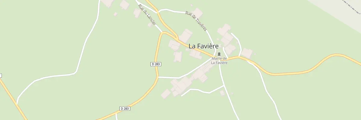 Plan du 6 Rue Principale à La Favière