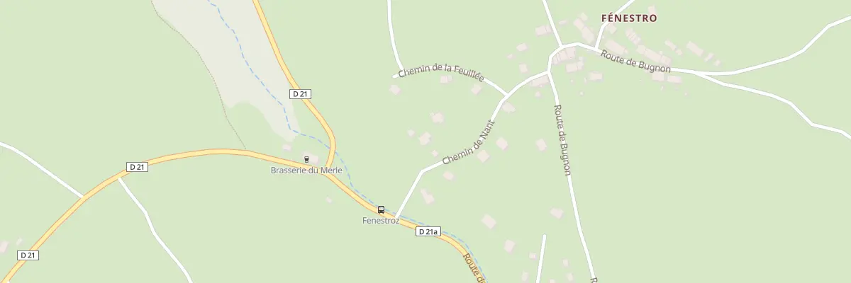 Plan du 99 Che de Nant à Puygros