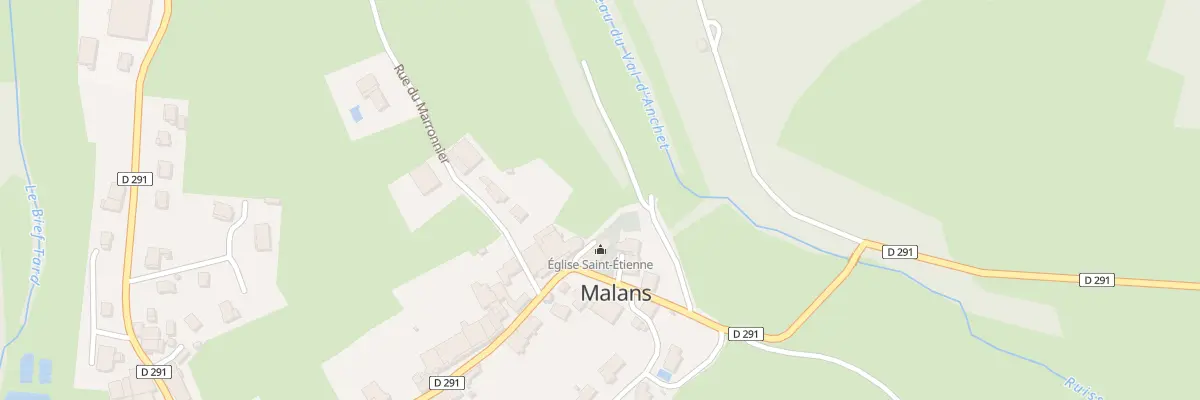 Plan du 2 Gr Grande Rue à Malans