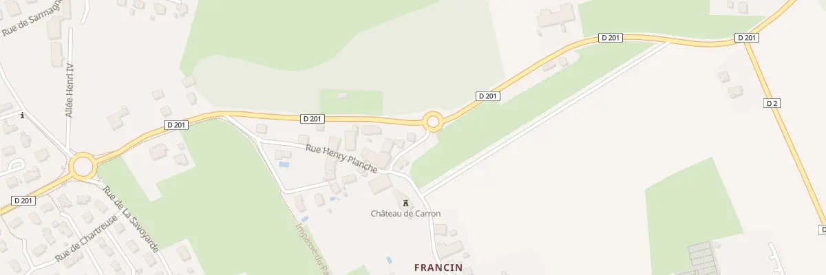 Plan du 353 Rue du Général Decouz à Porte-de-Savoie