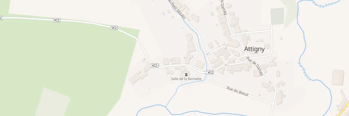 Plan du 16 Rue de Monthureux à Attigny
