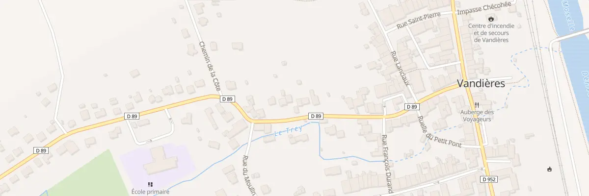 Plan du 22 Rue Abbe Mamias à Vandières