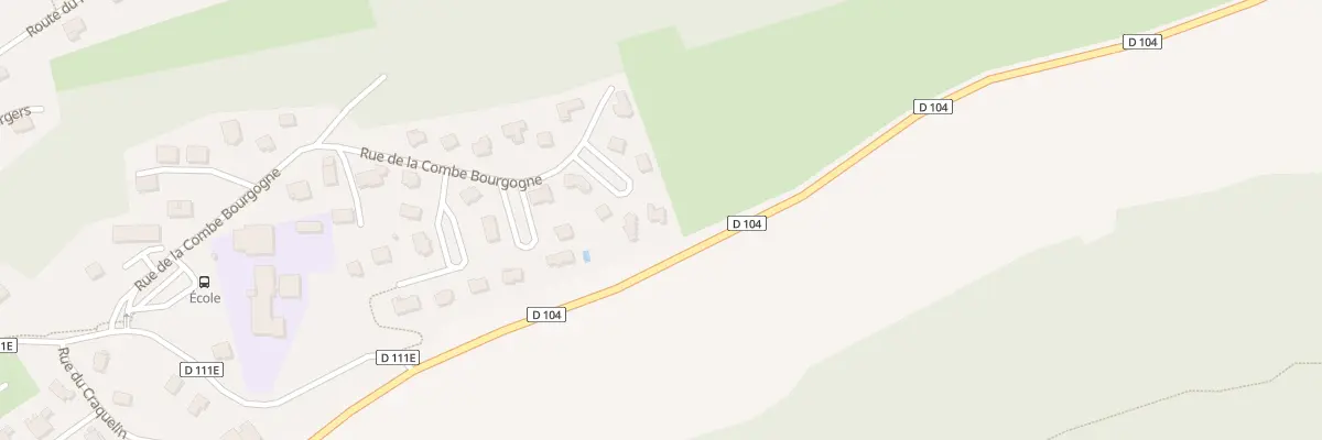 Plan du 36 Rue de la Combe Bourgogne à Fontain