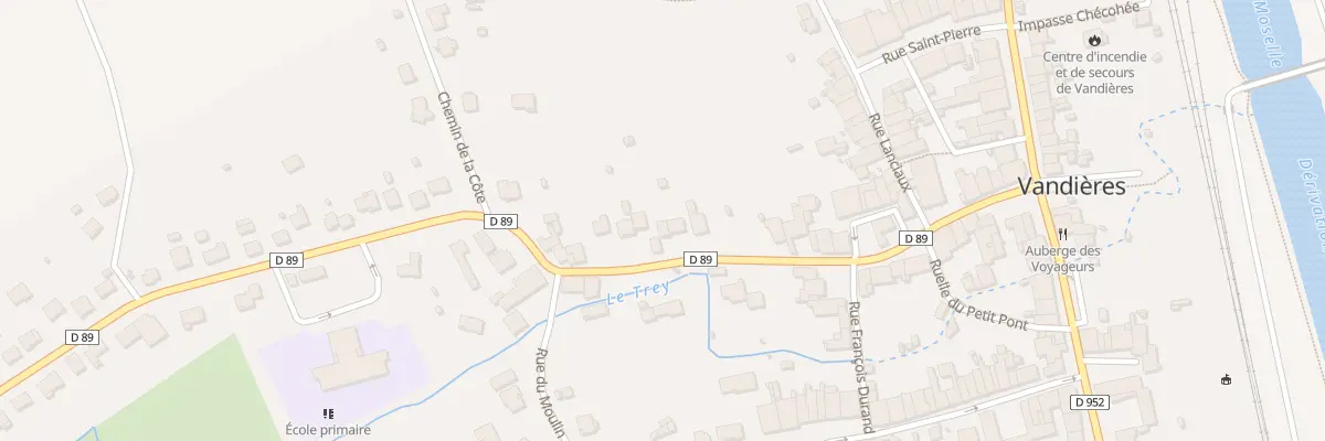 Plan du 20B Rue Abbe Mamias à Vandières