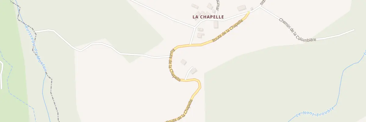 Plan du 361 Rte de la Chapelle à Cernex