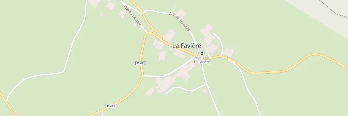 Plan du 5011 Rue du Chalet à La Favière