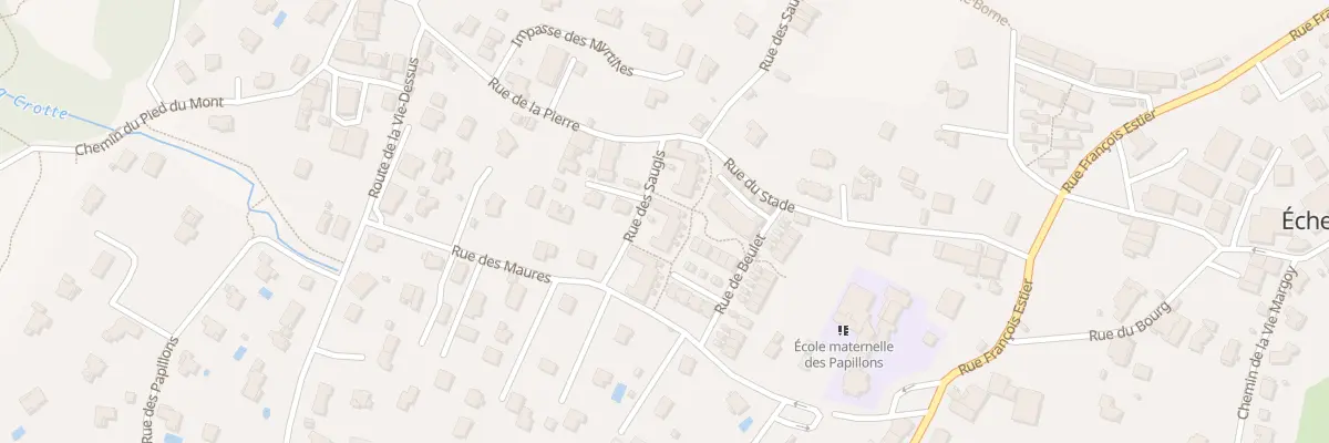 Plan du 98 Rue des Saugis à Échenevex