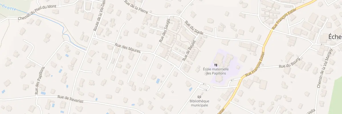 Plan du 18 Rue de Beulet à Échenevex