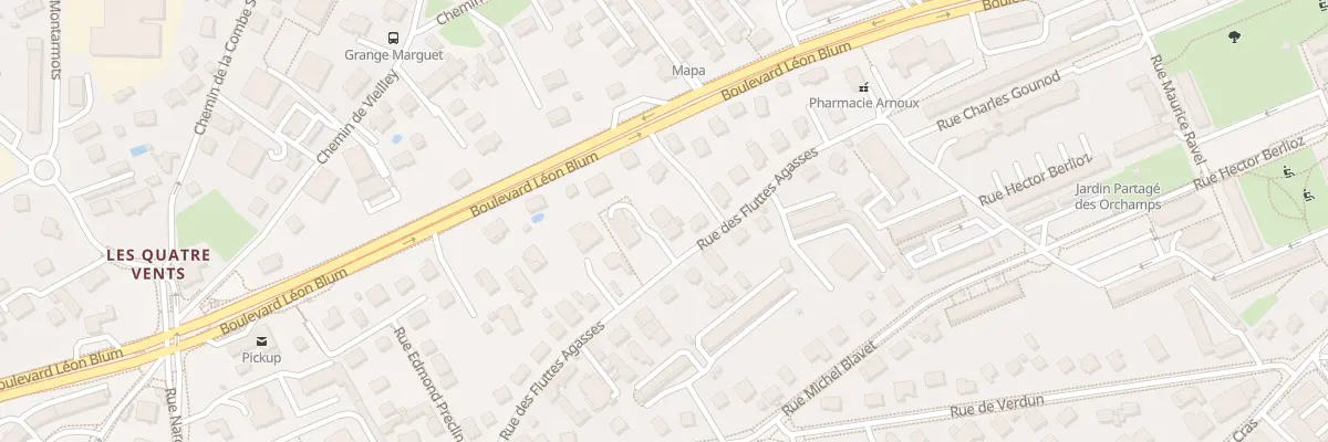 Plan du 41 Rue des Fluttes Agasses à Besançon