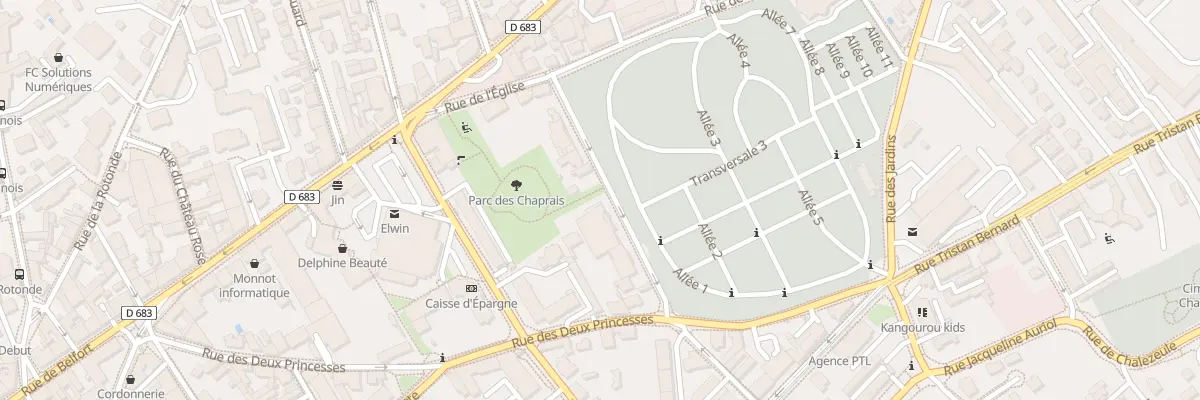 Plan du 15 Rue du Repos à Besançon