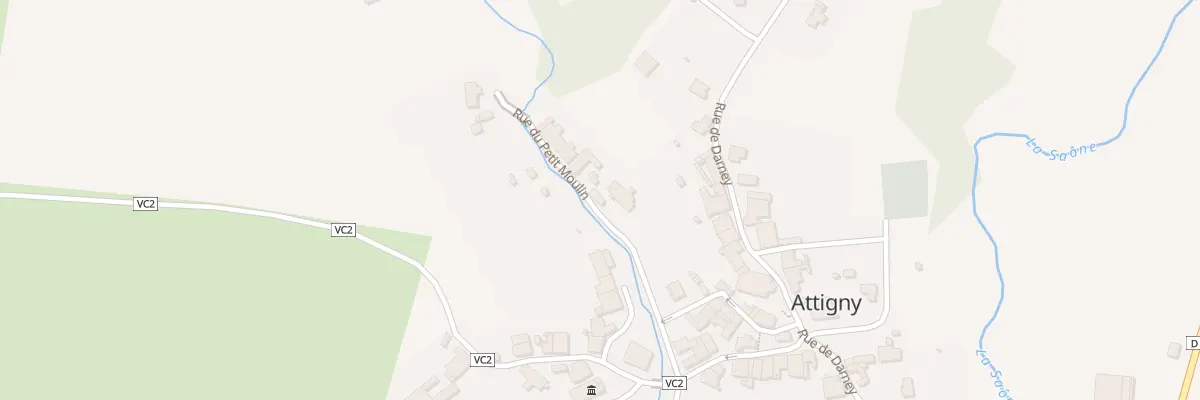 Plan du 8 Rue du Petit Moulin à Attigny