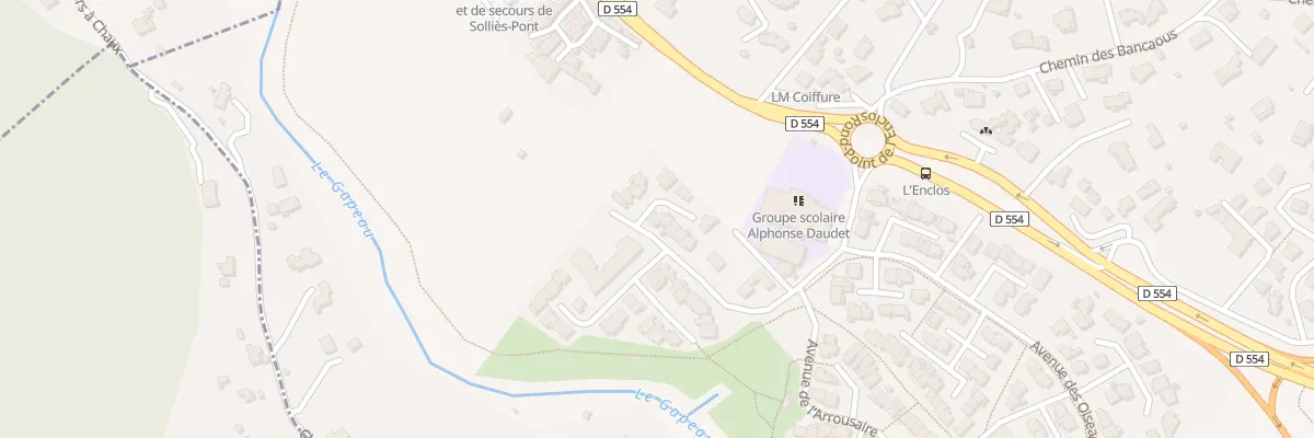 Plan du 1 Cae Dei Petouso à Solliès-Pont