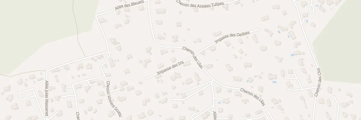 Plan du 468 Che des Lilas à Garéoult