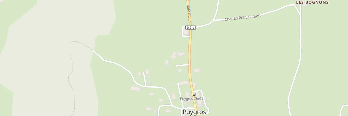Plan du 590 Rte du Lac à Puygros