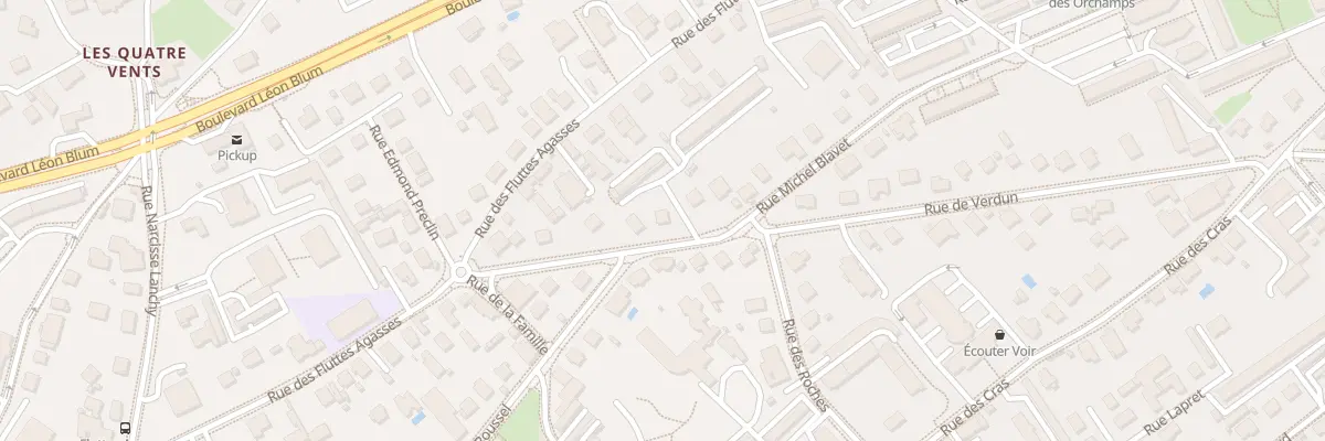 Plan du 34 Rue de Verdun à Besançon