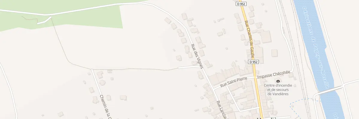 Plan du 1 Che du Champ de la Cour à Vandières