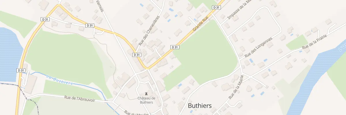 Plan du 16 Gr Grande Rue à Buthiers