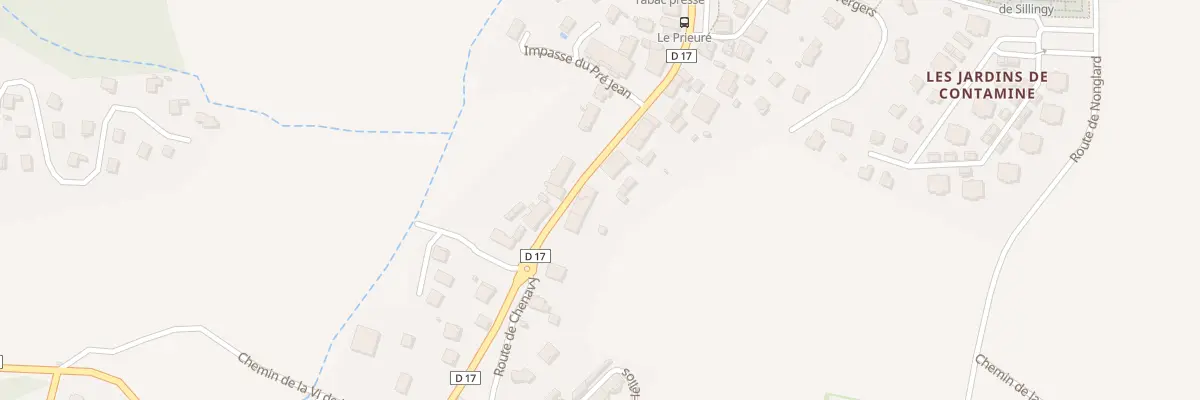 Plan du 1441 Rte de Clermont à Sillingy