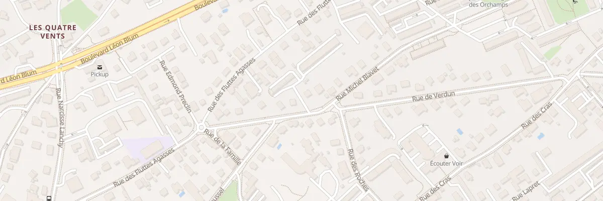 Plan du 32 Rue de Verdun à Besançon