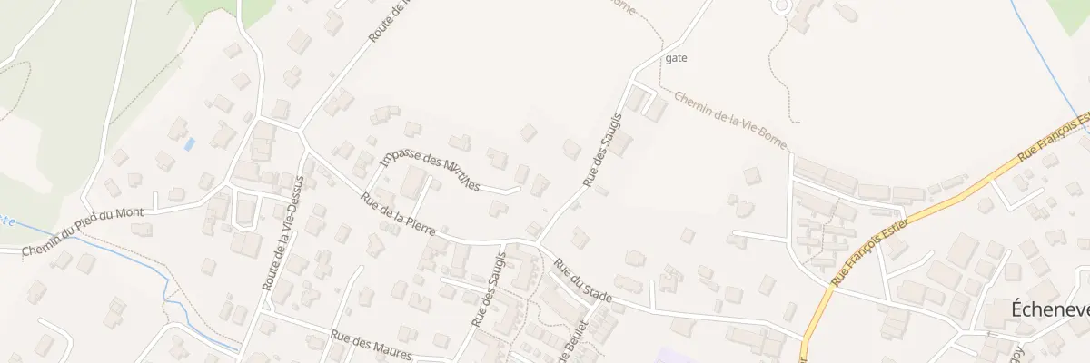 Plan du 185 Rue des Saugis à Échenevex