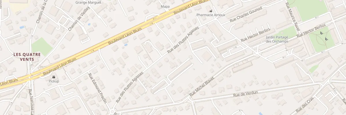 Plan du 48 Rue des Fluttes Agasses à Besançon