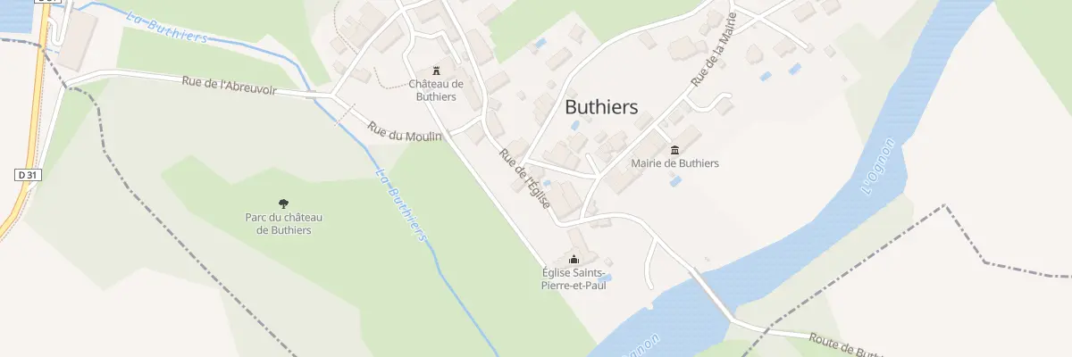Plan du 2 Rue de Traverse à Buthiers