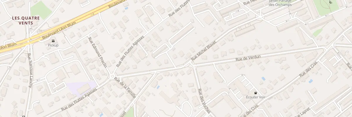 Plan du 30 Rue de Verdun à Besançon