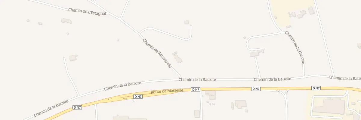 Plan du 9002 Che de Bras à Brignoles
