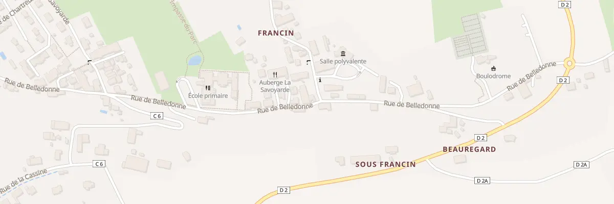 Plan du 444 Rue de Belledonne à Porte-de-Savoie