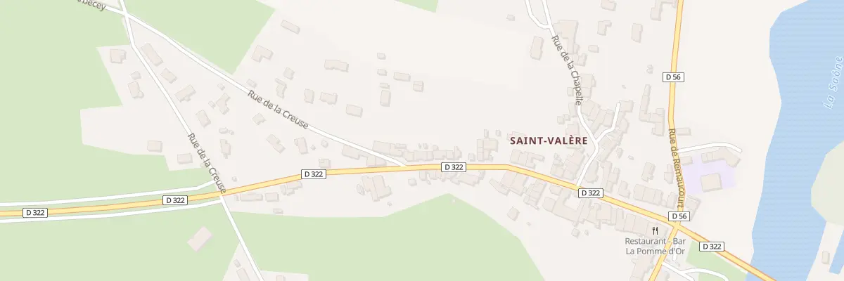 Plan du 38 Rue de Saint Valere à Port-sur-Saône