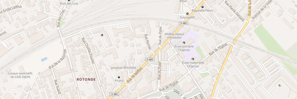 Plan du 97 Rue de Belfort à Besançon