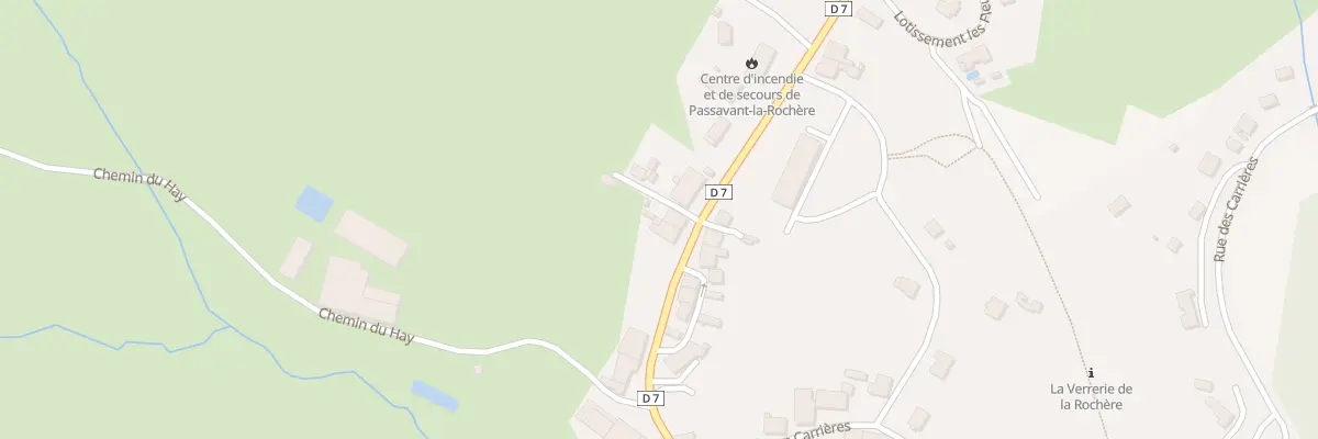 Plan du 37 Grande Rue à Passavant-la-Rochère