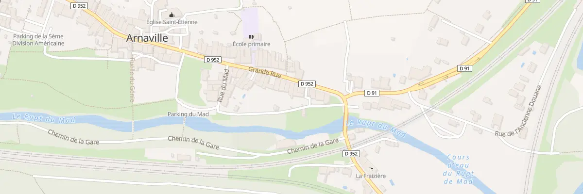 Plan du 34 Gr Grande Rue à Arnaville