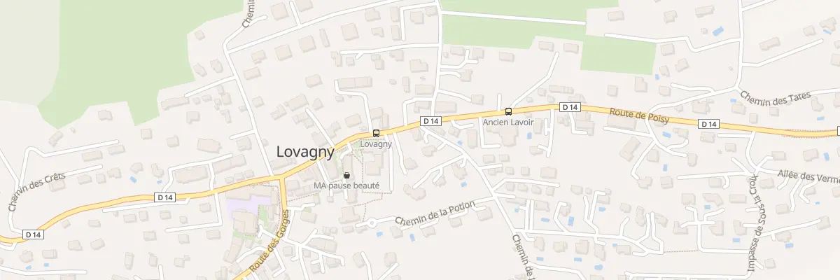 Plan du 12 Che de la Fruitière à Lovagny