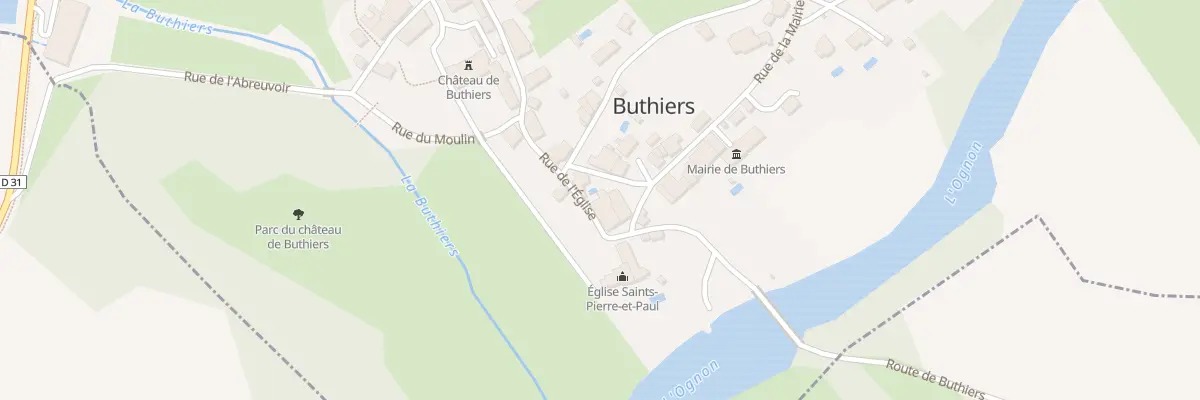 Plan du 9 Rue de l’Eglise à Buthiers