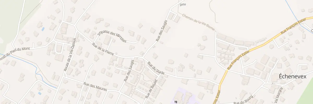 Plan du 236 Rue du Stade à Échenevex