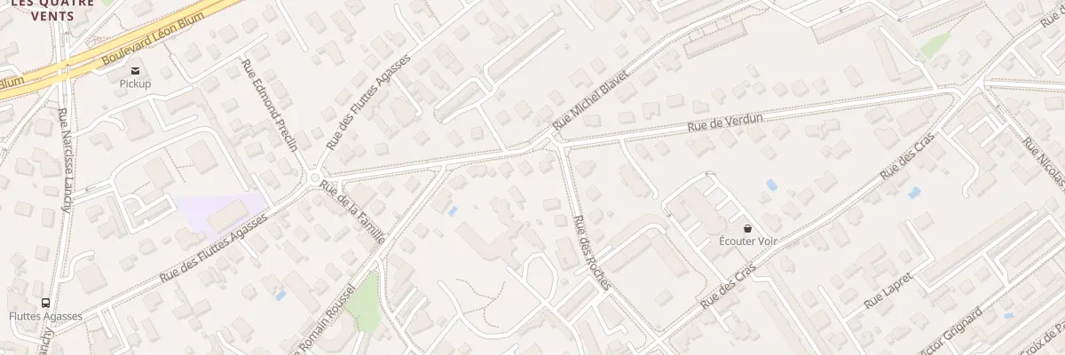 Plan du 25 Rue de Verdun à Besançon