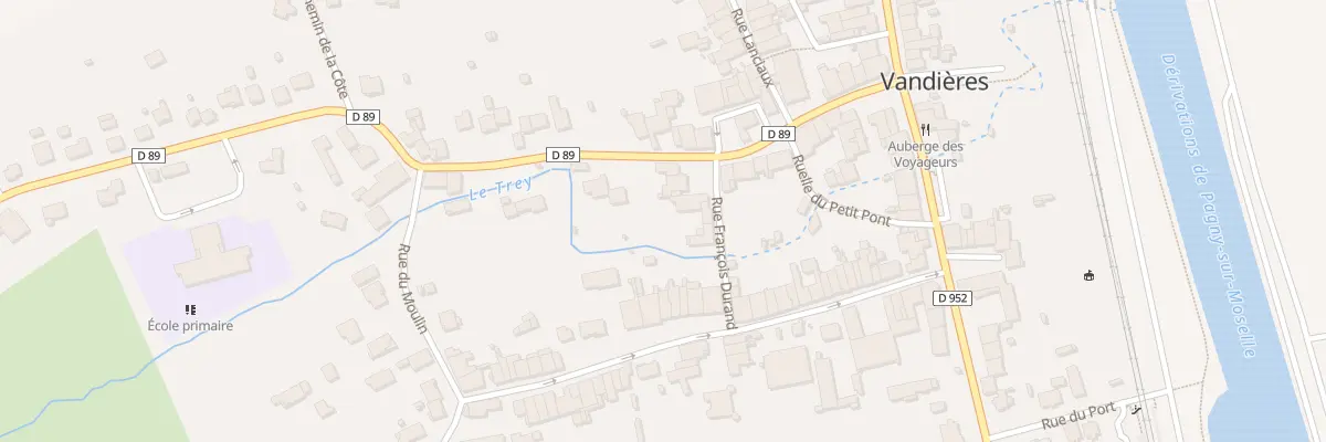Plan du 6 Rue Francois Durand à Vandières