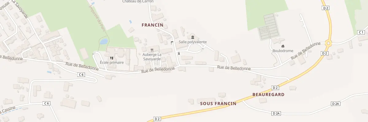 Plan du 8 Rue du Général Decouz à Porte-de-Savoie