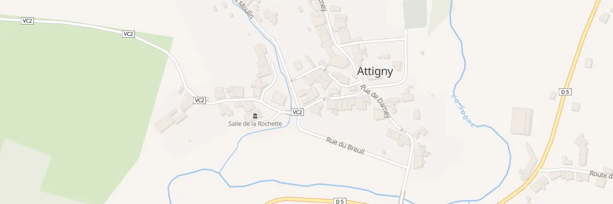 Plan du 8 Rue de Monthureux à Attigny