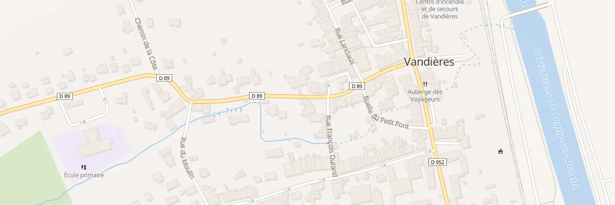 Plan du 21 Rue Abbe Mamias à Vandières