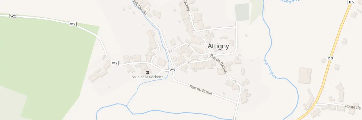 Plan du 6 Rue de Monthureux à Attigny