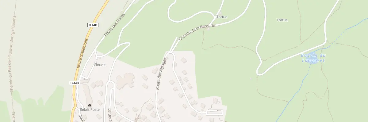 Plan du 42 Rte des Alpages à Villard-Reculas