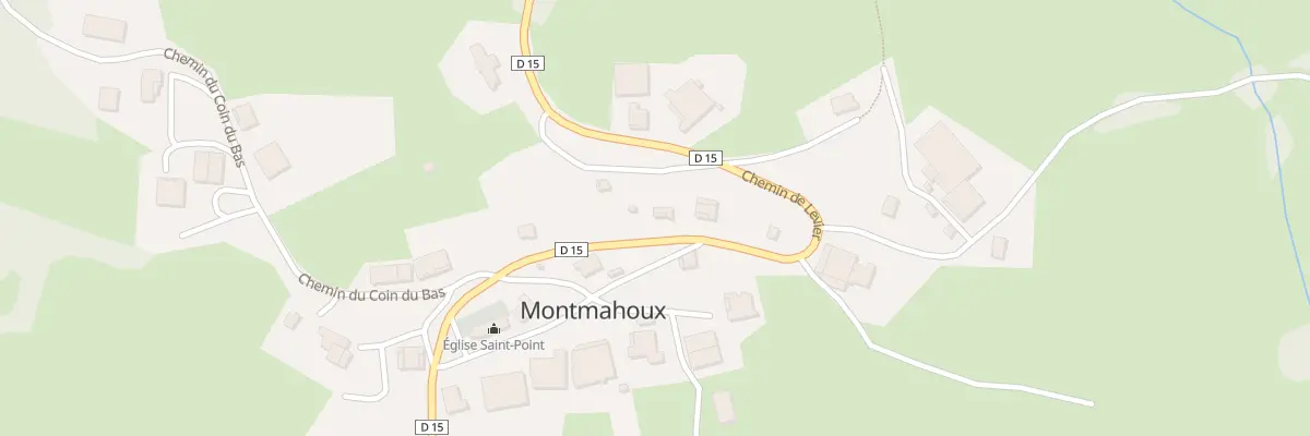 Plan du 5033 La Crassine à Montmahoux