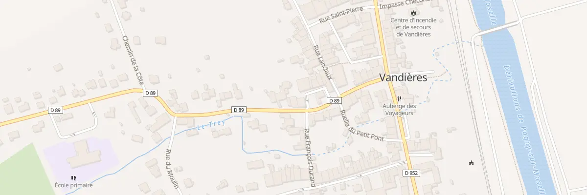 Plan du 10 Rue Abbe Mamias à Vandières