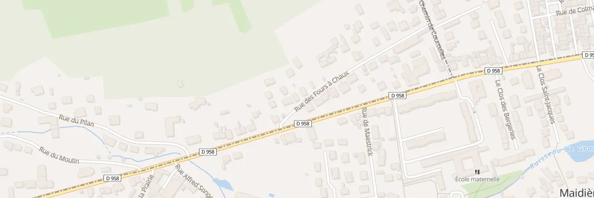 Plan du 55 Rue des Fours à Chaux à Montauville