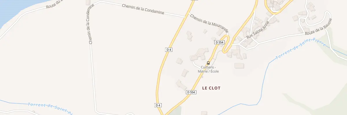 Plan du 1460 Rte de Tallard à Curbans